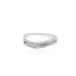 Double Band Swarovski Ring